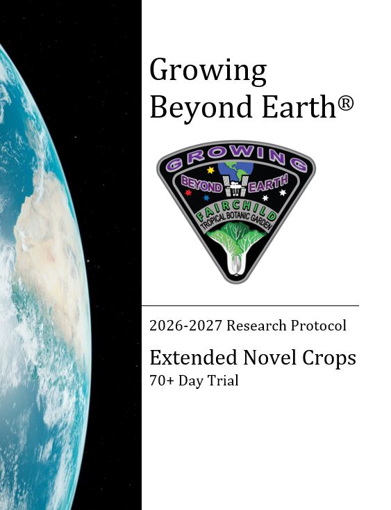 Extended Novel Crops experiment