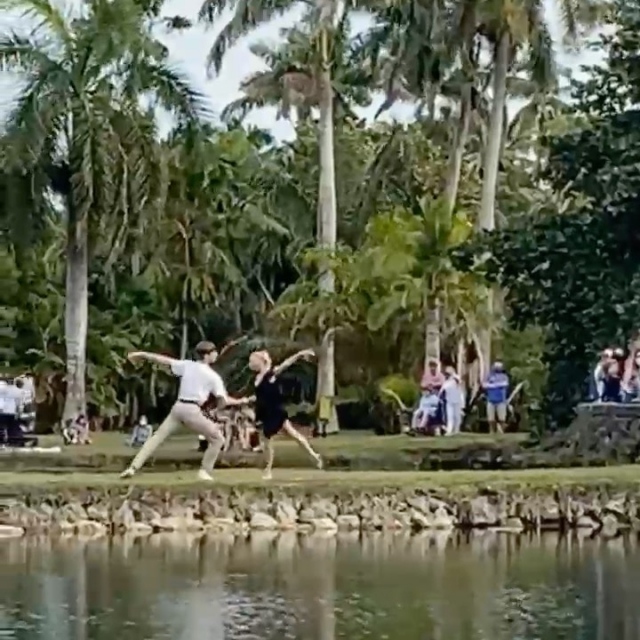 Today the extraordinary dancers from @miamicityballet brought even more beauty and tranquility to Fairchild with a special pop-up performance for our members and guests. Thank you #miamicityballet!. 🦋😊
.
#fairchildgarden #beautifulplaces